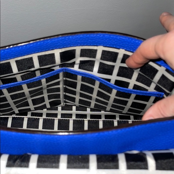 Kate Spade Blue Pebbled Cow Leather Handbag - Picture 10 of 11